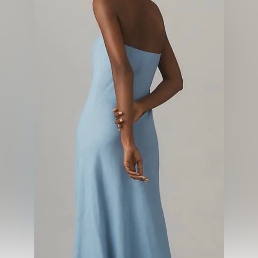 Anthropology Fleur Linen Maxi Slip Dress - Picture 2 of 8